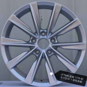 17x7.0 Inch Alloy Wheels 5 Holes Car Rim PCD 5x112, RF-7049-KM19