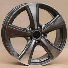 17x6.5 Inch Alloy Wheels 5 Holes Car Rim PCD 5x114.3, RF-7064-VE17
