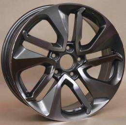 17x7.5 Inch Alloy Wheels 5 Holes Car Rim PCD 5x114.3, RF-7100-QJ73