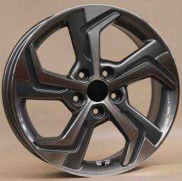17x6.5 Inch Alloy Wheels 5 Holes Car Rim PCD 5x114.3, RF-7107-EK2