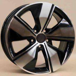 17x7.0 Inch Alloy Wheels 5 Holes Car Rim PCD 5x112, RF-7119-AW19