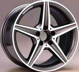 18x8.0 Inch Alloy Wheels 5 Holes Car Rim PCD 5x112, RF-8024-XQ48
