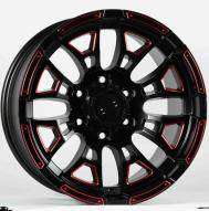 17x9.0 Inch Alloy Wheels 6 Holes Car Rim PCD 6x139.7, RF-FBX088-7-RL7