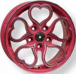 15x6.5 Inch Alloy Wheels 4 Holes Car Rim PCD 4x114.3, RF-FBX090-5-KV28