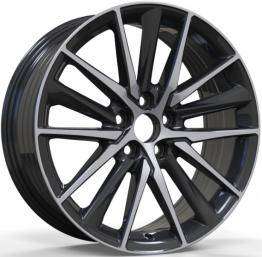 16x6.5 Inch Alloy Wheels 5 Holes Car Rim PCD 5x114.3, RF-FBX224-6-IP36