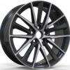 18x8.0 Inch Alloy Wheels 5 Holes Car Rim PCD 5x114.3, RF-FBX224-8-HH1