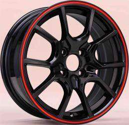 17x7.5 Inch Alloy Wheels 5 Holes Car Rim PCD 5x114.3, RF-JT033-7-IP60
