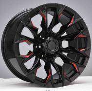 18x9.0 Inch Alloy Wheels 6 Holes Car Rim PCD 6x139.7, RF-JT227-8-BI88