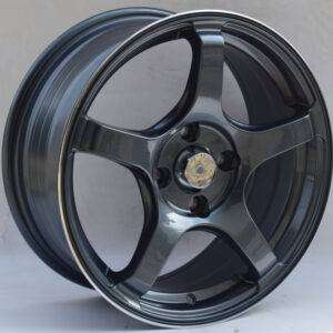 15x6.5 Inch Alloy Wheels 4 Holes Car Rim PCD 4x100, SAL-096X513015650806W5-II25