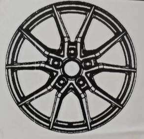 17x7.5 Inch Alloy Wheels 5 Holes Car Rim PCD 5x114.3, SAL-111009041775040105-FS51