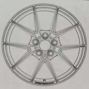 18x8.0 Inch Alloy Wheels 5 Holes Car Rim PCD 5x120, SAL-111B30301880020105-FJ30