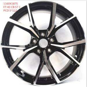 19x8.5 Inch Alloy Wheels 5 Holes Car Rim PCD 5x112, SAL-6661160X1985080304-ZI87