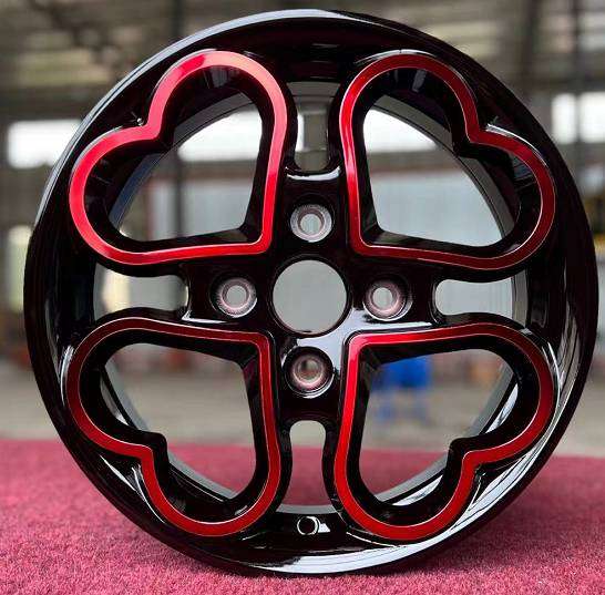 12x4.0 Inch Alloy Wheels 4 Holes Car Rim PCD 4x100, SAL-666400631240020304-LW86