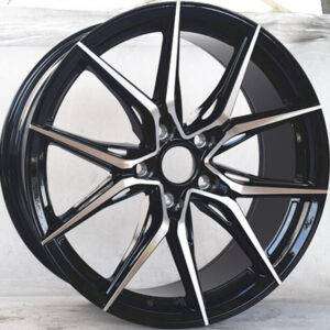 18x8.0 Inch Alloy Wheels 5 Holes Car Rim PCD 5x112, SAL-6665067X1880030304-BK19
