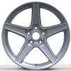 18x9.0 Inch Alloy Wheels 5 Holes Car Rim PCD 5x114.3, SAL-6665120X18900101B5-VQ21