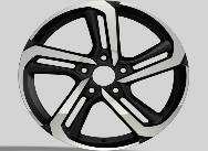 18x8.0 Inch Alloy Wheels 5 Holes Car Rim PCD 5x114.3, SAL-6665383D1880040304-NG34