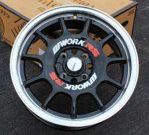 15x7.0 Inch Alloy Wheels 4 Holes Car Rim PCD 4x100, SHX-DQ010157004U3048-LF17