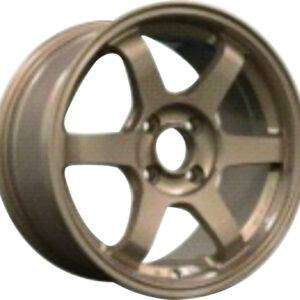 15x7.0 Inch Alloy Wheels 4 Holes Car Rim PCD 4x100, XX-TE37-SONIC-ZN8