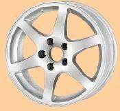 16x6.5 Inch Alloy Wheels 5 Holes Car Rim PCD 5x108, XX-XX125-TJ25