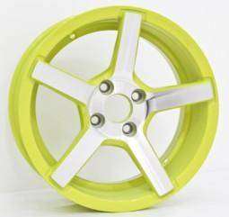 15x7.0 Inch Alloy Wheels 4 Holes Car Rim PCD 4x100, XX-XX398-IN65