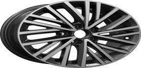 15x6.0 Inch Alloy Wheels 5 Holes Car Rim PCD 5x100, XX-XX496-GK27