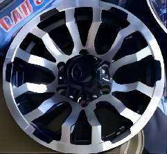 15x7.0 Inch Alloy Wheels 6 Holes Car Rim PCD 6x139.7, XX-XX671-VU37