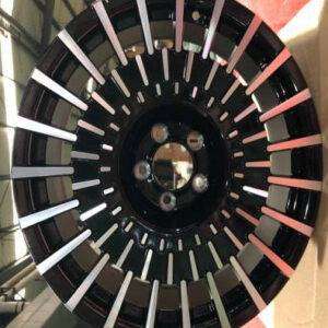 18x8.0 Inch Alloy Wheels 5 Holes Car Rim PCD 5x112, XX-XX718-BU35