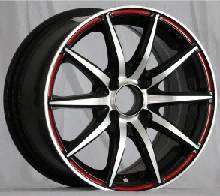 13x5.5 Inch Alloy Wheels 4 Holes Car Rim PCD 4x98, YL-19528-1-YW71