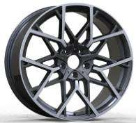 22x10 Inch Alloy Wheels 5 Holes Car Rim PCD 5x120, YL-221005-14-CM21