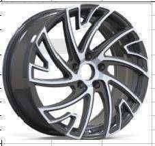 22x8 Inch Alloy Wheels 5 Holes Car Rim PCD 5x114.3, YL-22258-5-KR27