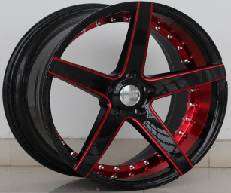 22x9 Inch Alloy Wheels 5 Holes Car Rim PCD 5x114.3, YL-22740-21-LM83