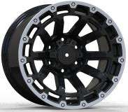 17x9 Inch Alloy Wheels 6 Holes Car Rim PCD 6x139.7, YL-22839-6-BX18