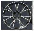 20x8.5 Inch Alloy Wheels 5 Holes Car Rim PCD 5x112, YL-231156-8-FY25