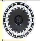 20x9.5 Inch Alloy Wheels 5 Holes Car Rim PCD 5x112, YL-231252-6-EP40