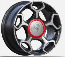 17x7 Inch Alloy Wheels 4 Holes Car Rim PCD 4x98, YL-231292-6-QL4