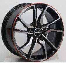 16x7 Inch Alloy Wheels 4 Holes Car Rim PCD 4x100, YL-23194-1-GD51