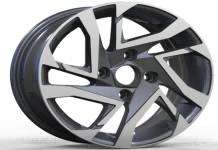 15x5.5 Inch Alloy Wheels 4 Holes Car Rim PCD 4x114.3, YL-23522-1-ZN40