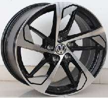 22x9.5 Inch Alloy Wheels 5 Holes Car Rim PCD 5x112, YL-24036-16-QD57