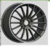 19x8 Inch Alloy Wheels 5 Holes Car Rim PCD 5x112, YL-24447-9-YI54
