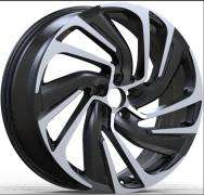 20x7.5 Inch Alloy Wheels 5 Holes Car Rim PCD 5x100, YL-24522-2-FQ55