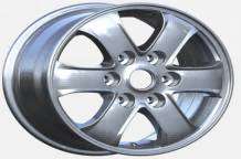 17x6.5 Inch Alloy Wheels 6 Holes Car Rim PCD 6x139.7, YL-24555-3-PA72