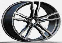 22x11 Inch Alloy Wheels 5 Holes Car Rim PCD 5x112, YL-24566-2-UH27