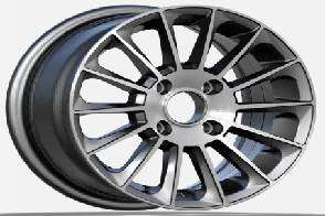 15x6.5 Inch Alloy Wheels 4 Holes Car Rim PCD 4x114.3, YL-24632-40-BI82