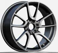19x9.5 Inch Alloy Wheels 5 Holes Car Rim PCD 5x112, YL-24657-160-UC88