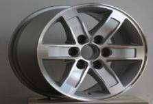 17x7.5 Inch Alloy Wheels 6 Holes Car Rim PCD 6x139.7, YL-24711-2-XW7