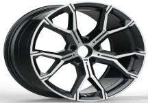 22x10 Inch Alloy Wheels 5 Holes Car Rim PCD 5x120, YL-24762-11-KZ43