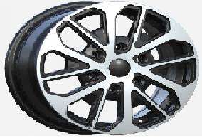 17x6.5 Inch Alloy Wheels 6 Holes Car Rim PCD 6x139.7, YL-24768-1-WF84