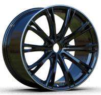 19x8.5 Inch Alloy Wheels 5 Holes Car Rim PCD 5x112, YL-24837-6-ZI7