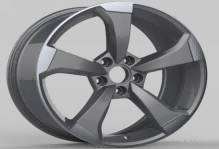 18x8 Inch Alloy Wheels 5 Holes Car Rim PCD 5x112, YL-D24006-4-FF77